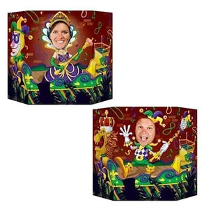 Mardi Gras Photo Prop (1 side male; other side fem